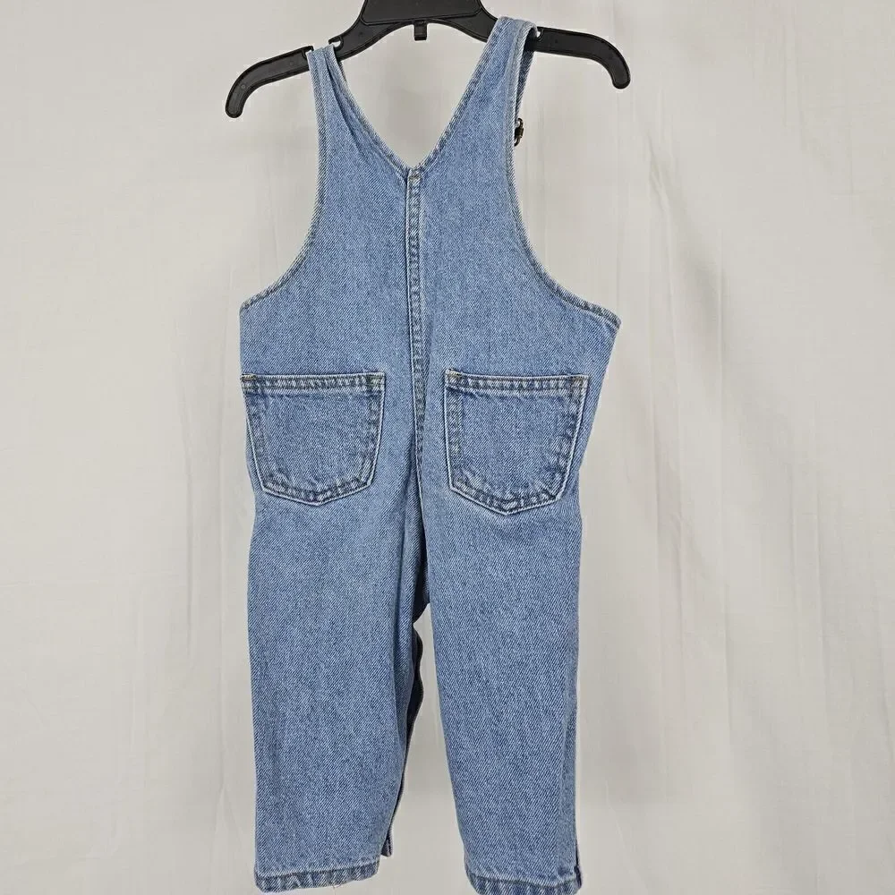Vintage Liberty Blue Denim Baby Size 12 Months Overall